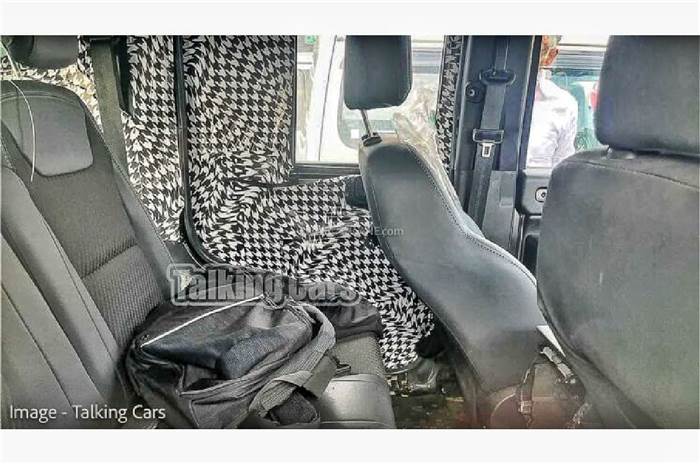 Mahindra Thar 5-door Rear seat